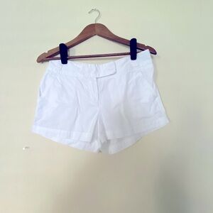 J. Crew White Chino Shorts Size 4